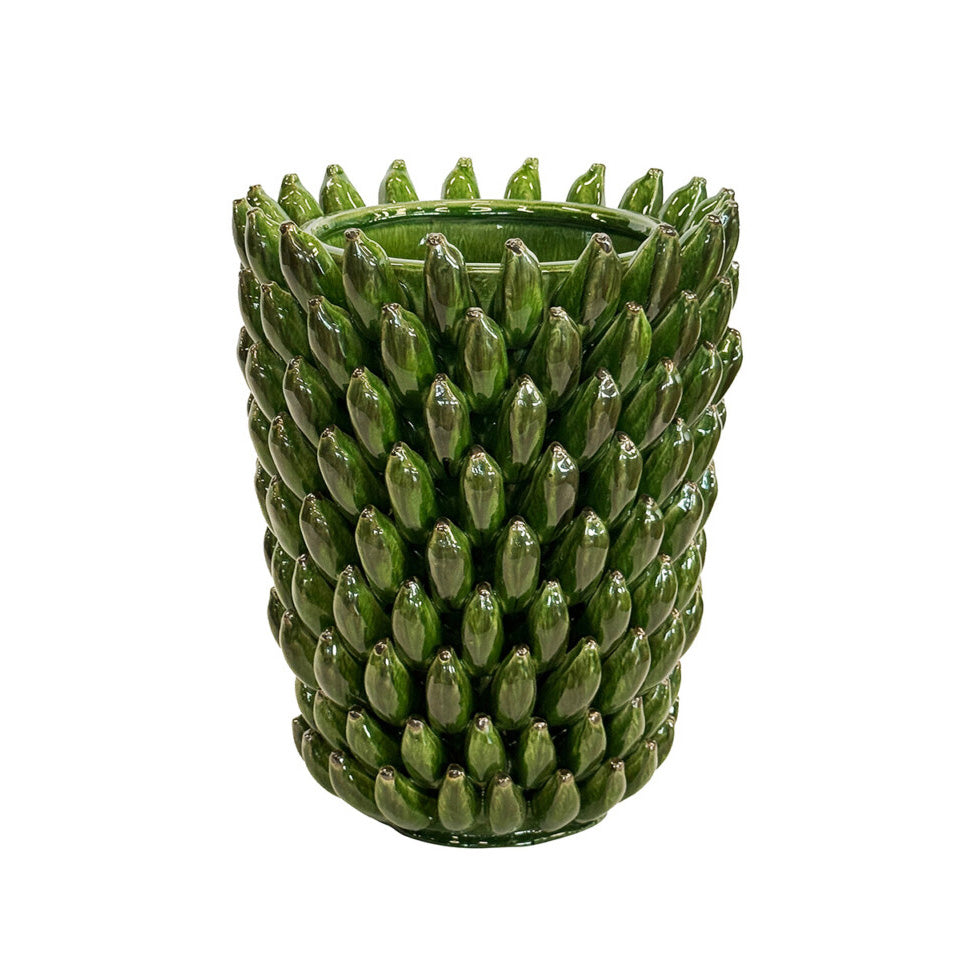 CERAMIC BANANA VASE   | GREEN