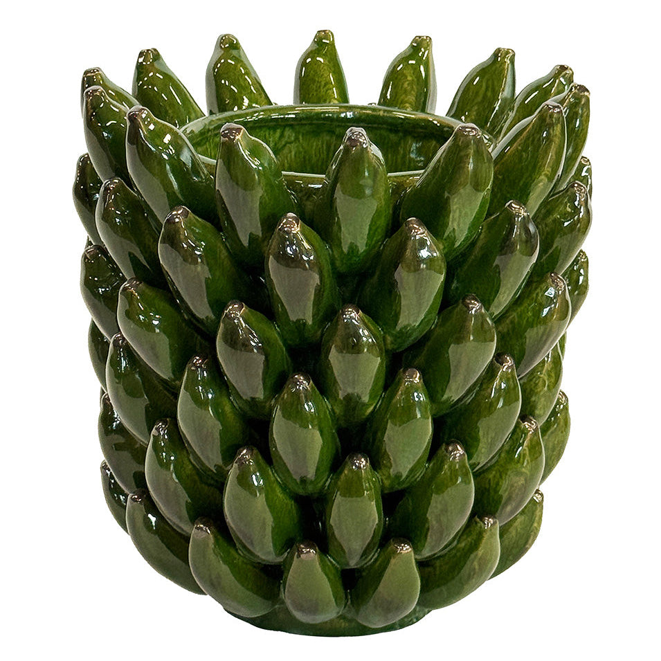 CERAMIC BANANA VASE   | GREEN