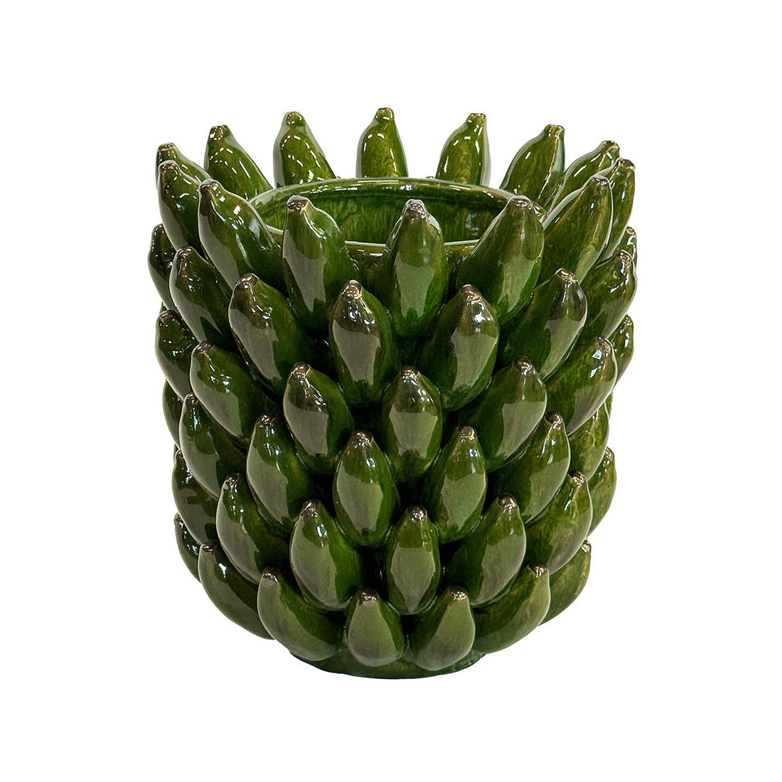 CERAMIC BANANA VASE   | GREEN