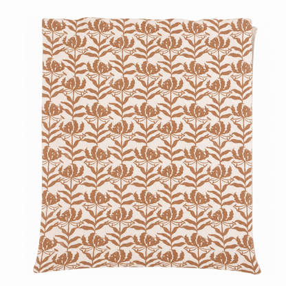 Leaf Pattern  Cotton Throw