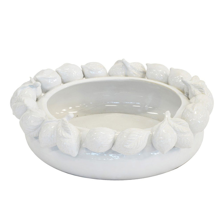 Ceramic Fig Bowl | White