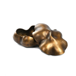 Deocrative Cloud Shape Box | Dark Antique Gold