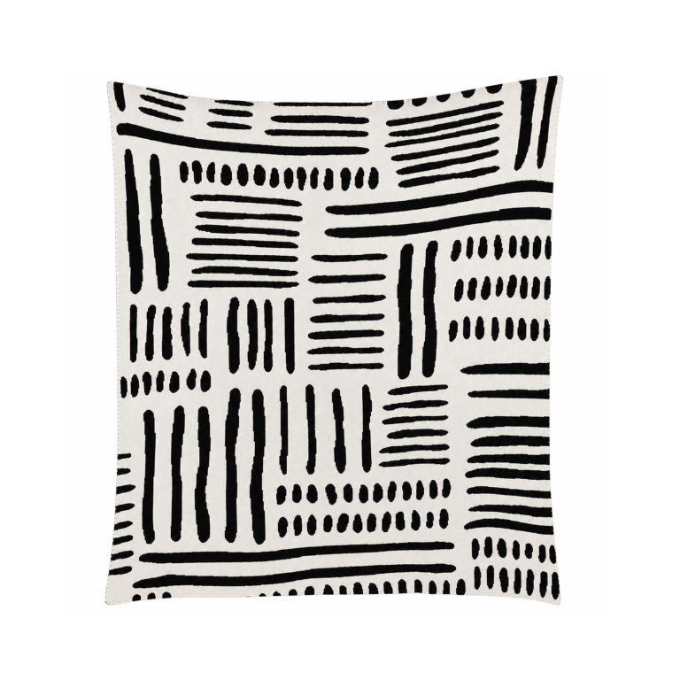 Geo Block Pattern  Cotton Throw