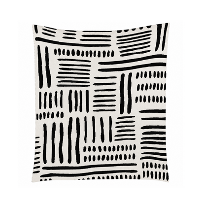 Geo Block Pattern  Cotton Throw