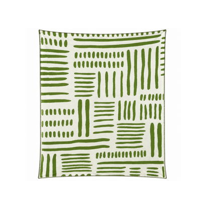 Geo Block Pattern  Cotton Throw