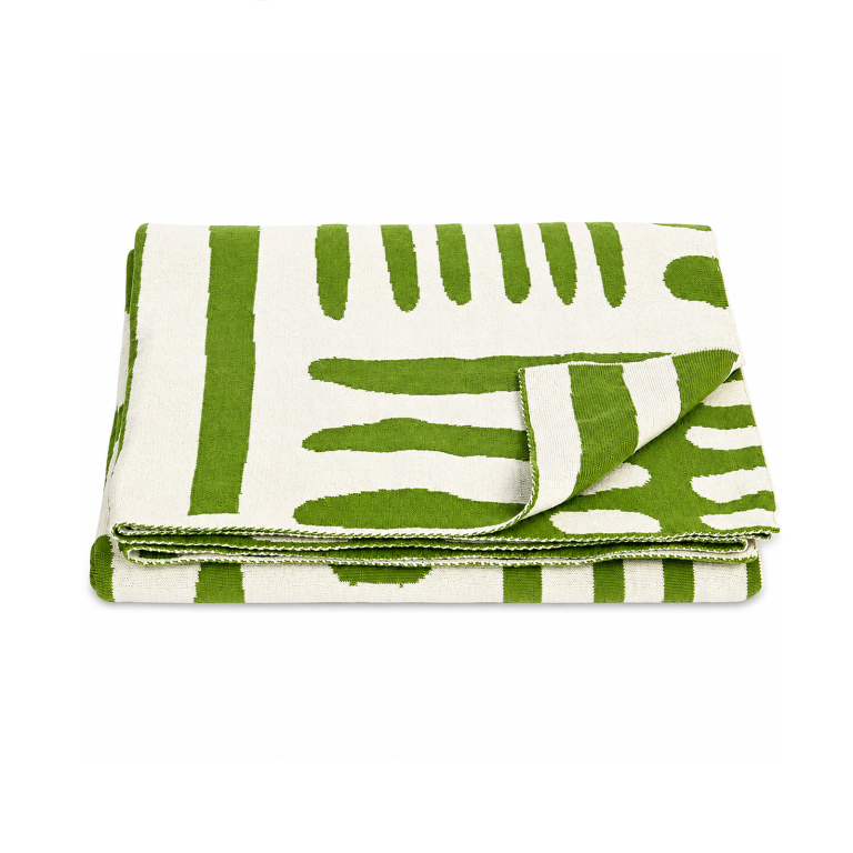 Geo Block Pattern  Cotton Throw
