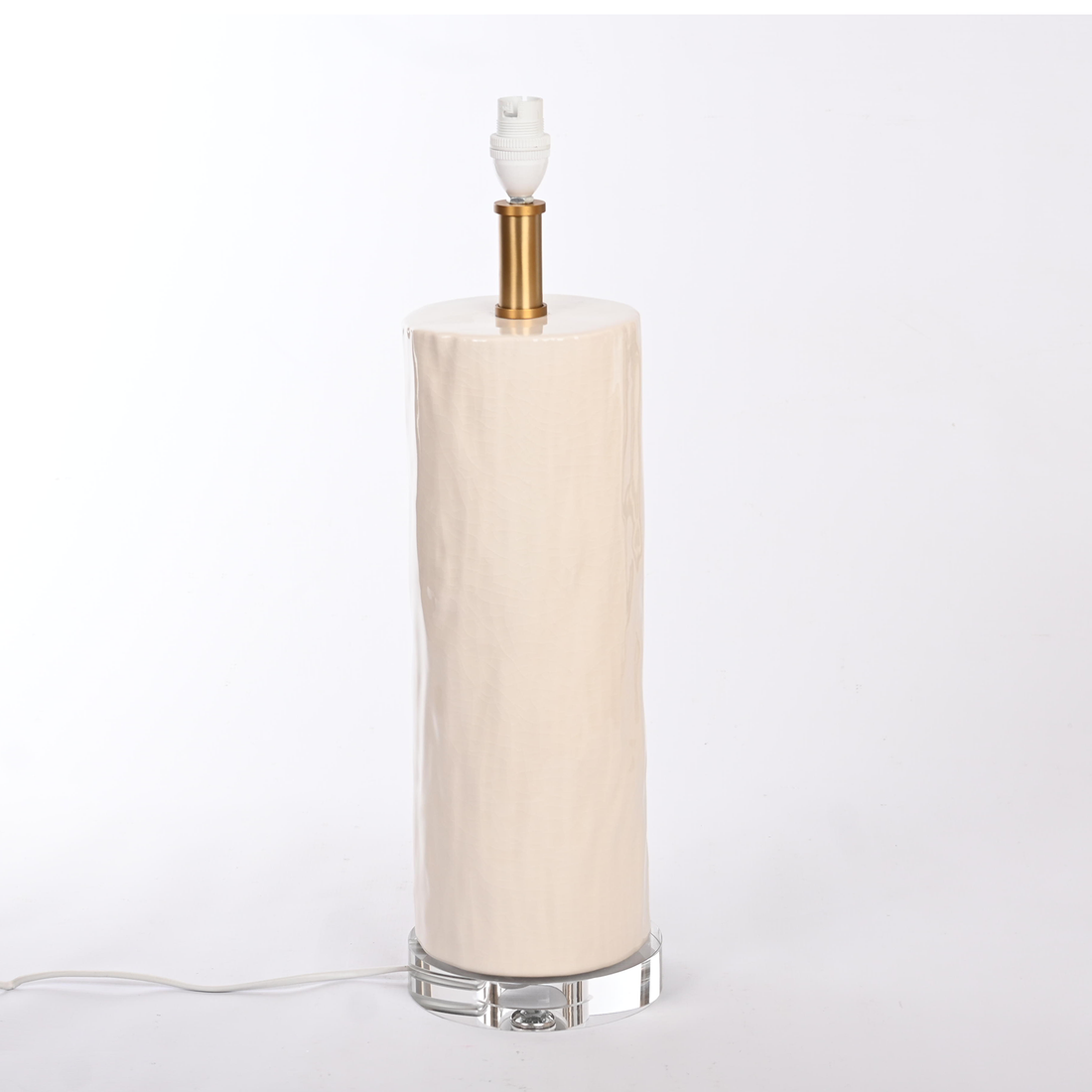 Hessen Lamp Base | Cream Gloss