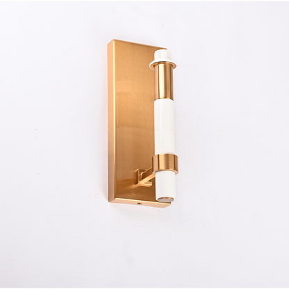 Lizbeth Wall Light | White &amp; Bronze Finish