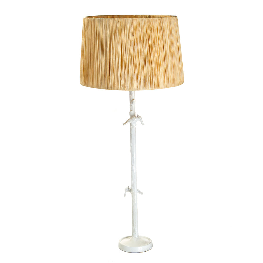 Bird Metal Lamp Base | White
