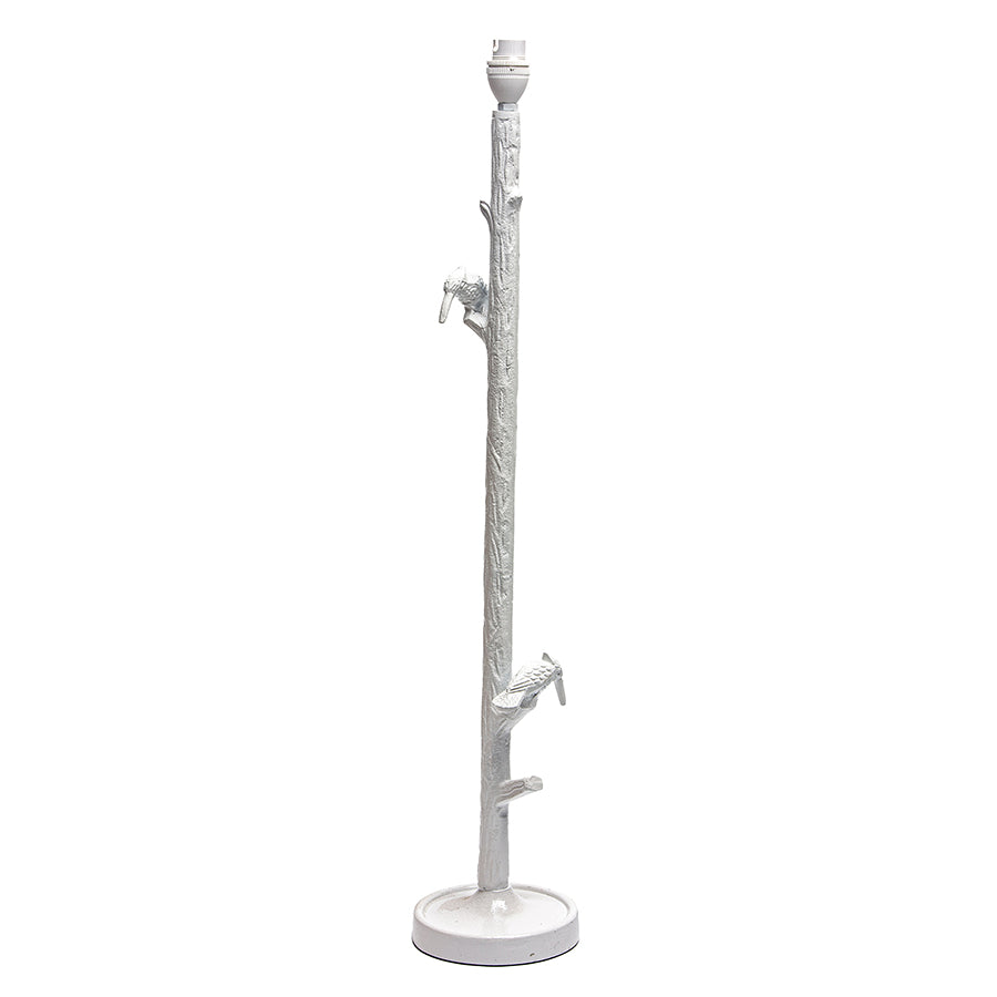 Bird Metal Lamp Base | White