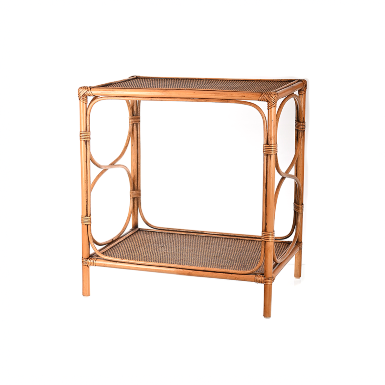 Rattan Side Table | Large – Homestead Decor