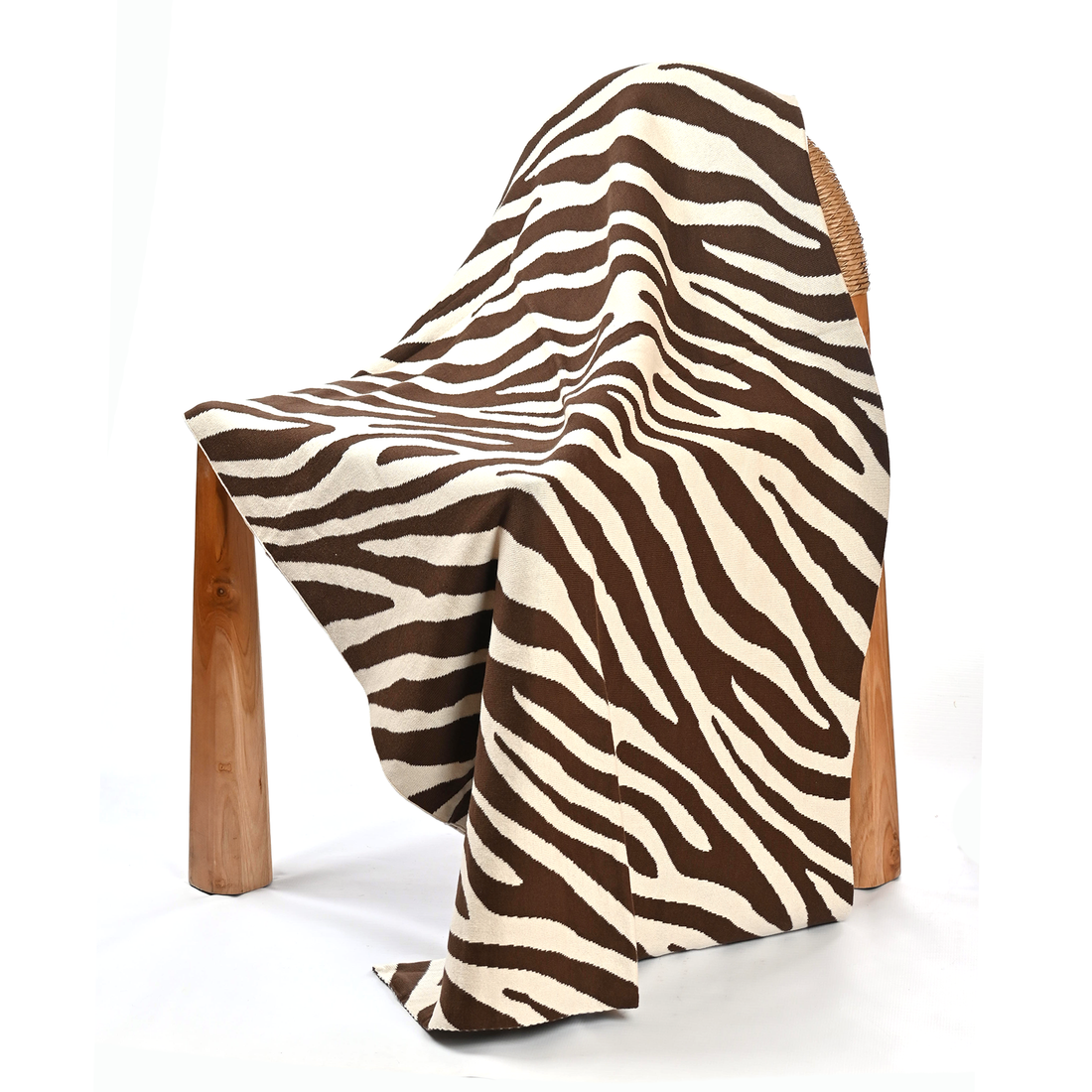 Zebra Stripes Cotton Throw