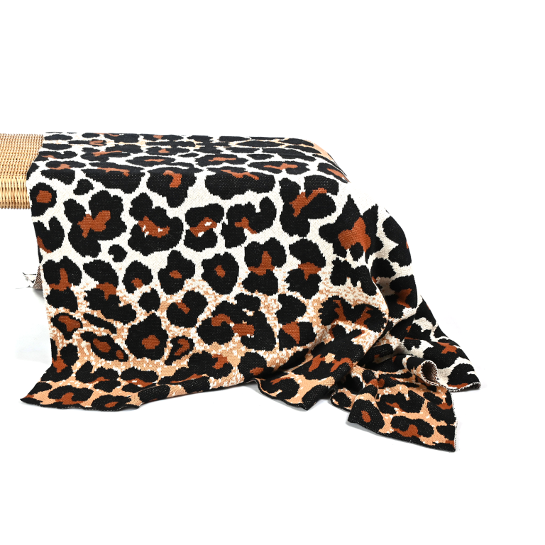 Leopard Print Throw