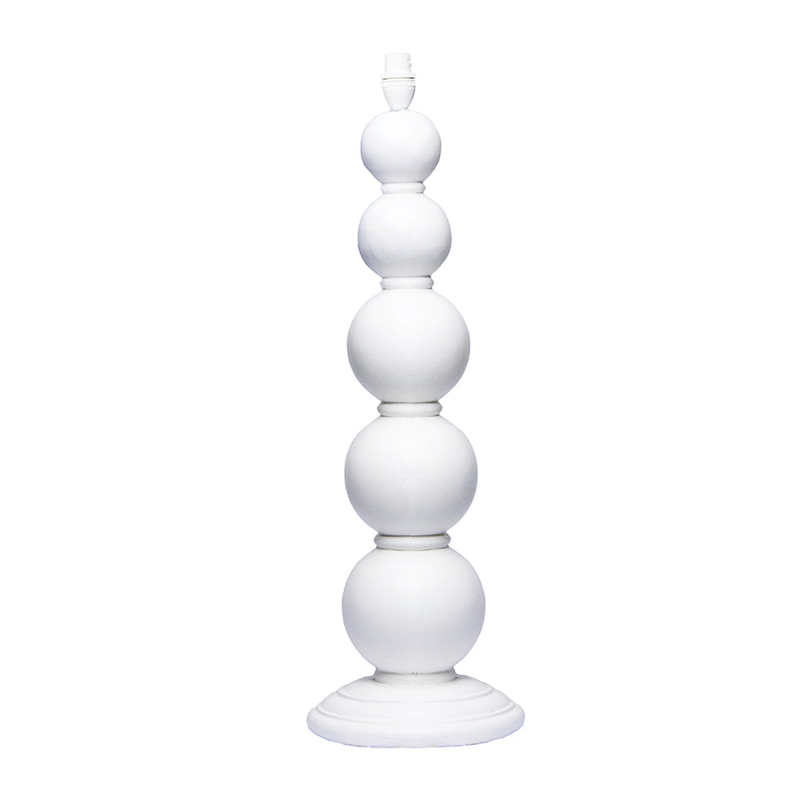 Milan Lamp Base | White