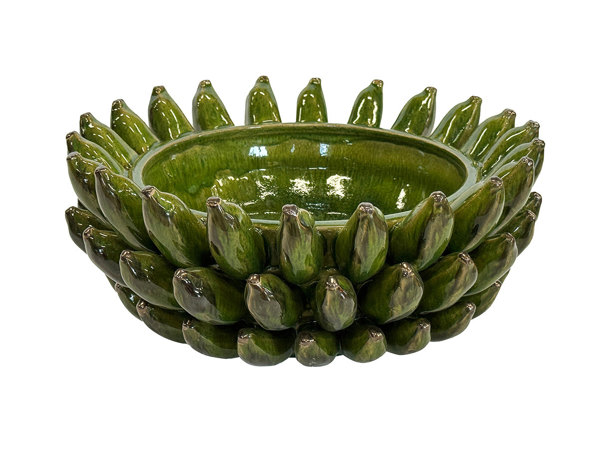 CERAMIC BANANA BOWL | GREEN