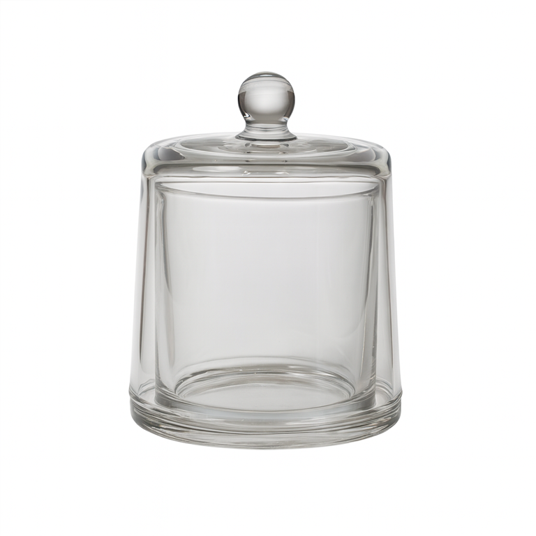 Glass Jar with Lid | Clear Glass