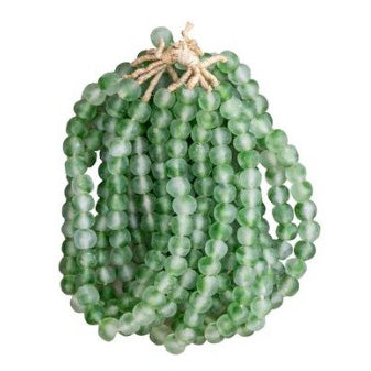 Glass Beads | Clear &amp; Green