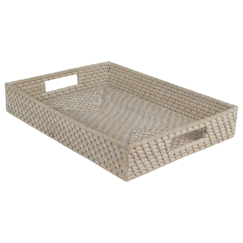 Rectangular Rattan Tray