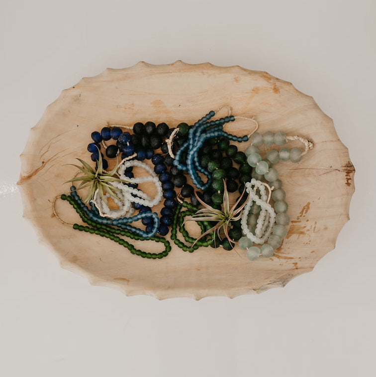 Glass Beads | Black