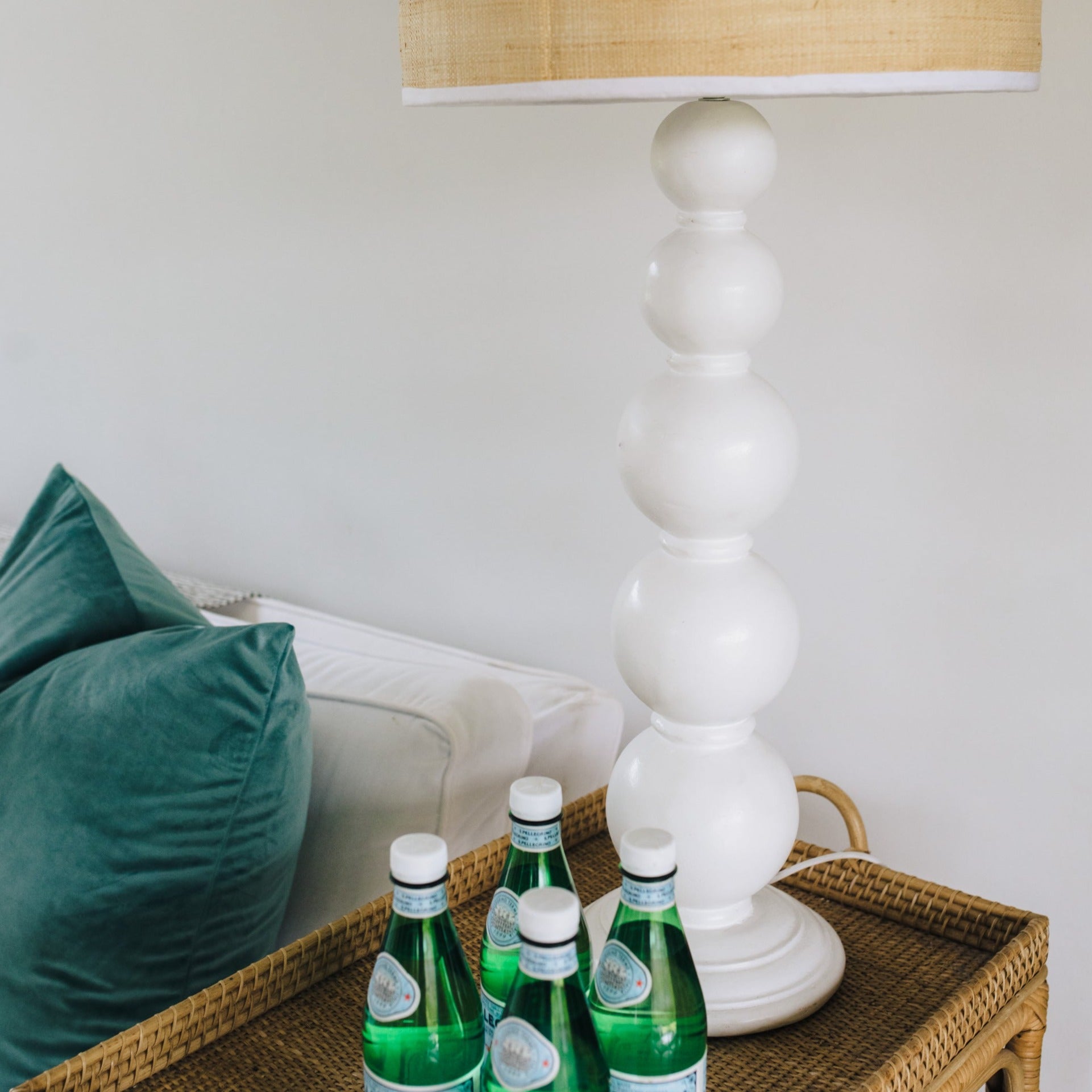 Milan Lamp Base | White