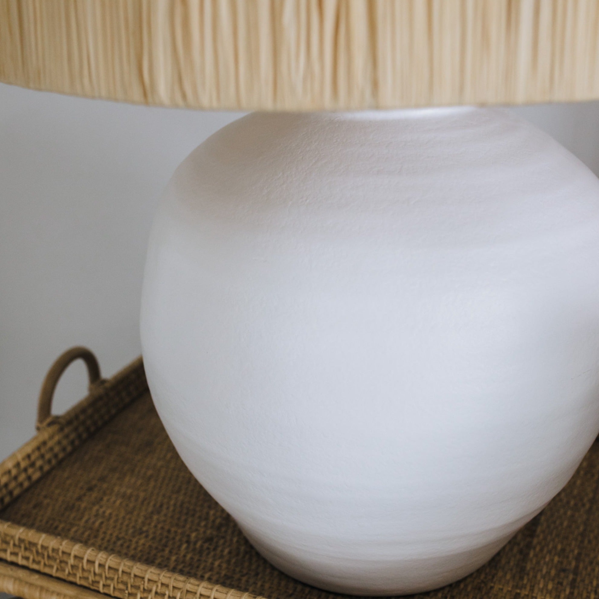 Pot Lamp Base | White