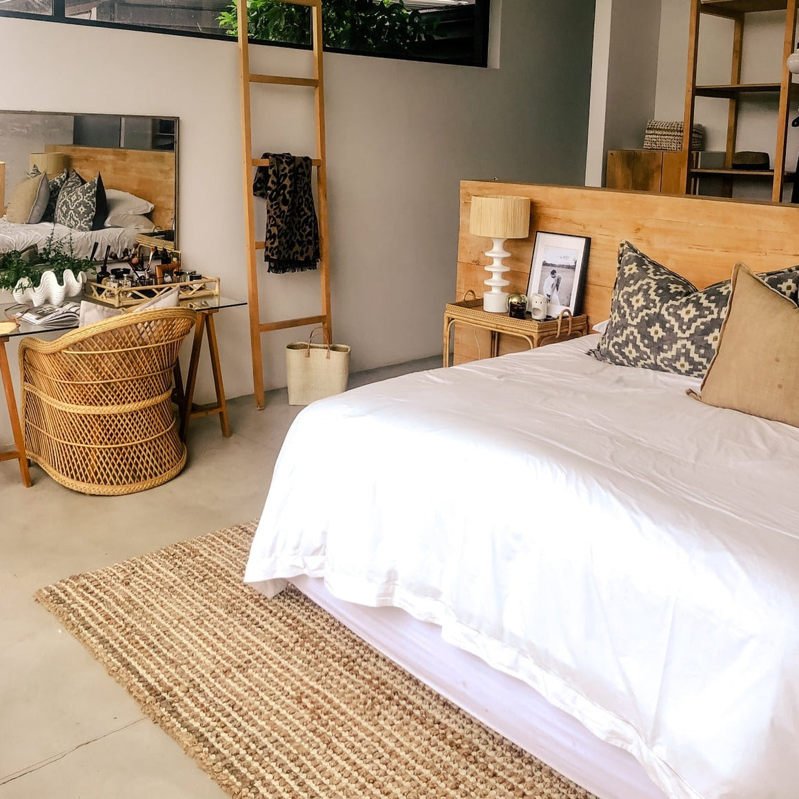 Jute Natural Rug With Cream Cotton Loops – Homestead Decor